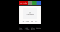 Desktop Screenshot of indice.es